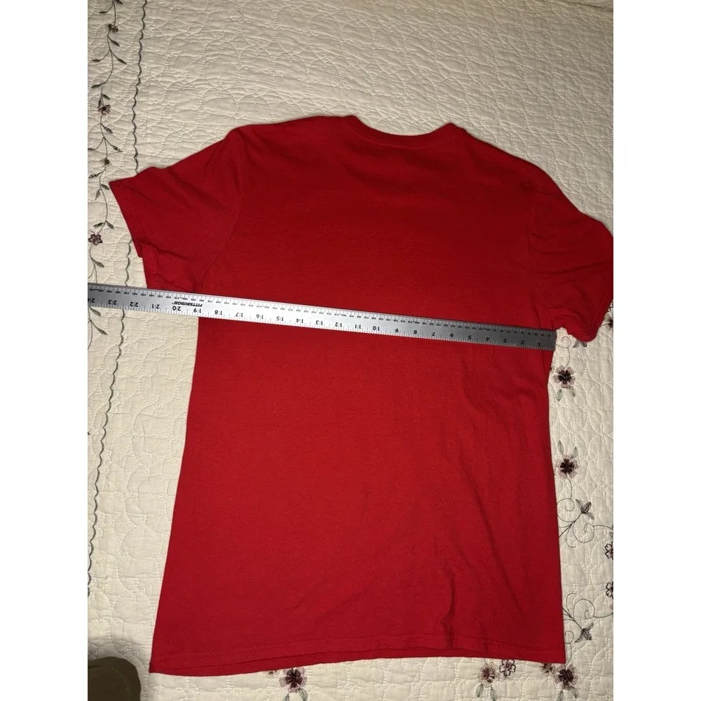 Anvil Malt Whiskey T-Shirt Men Medium‎ Red Excellent Graphic Parody Tee